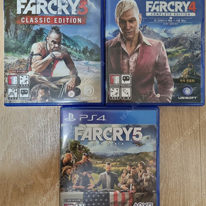 PS4 플스4 파크라이 3, 4, 5 일괄