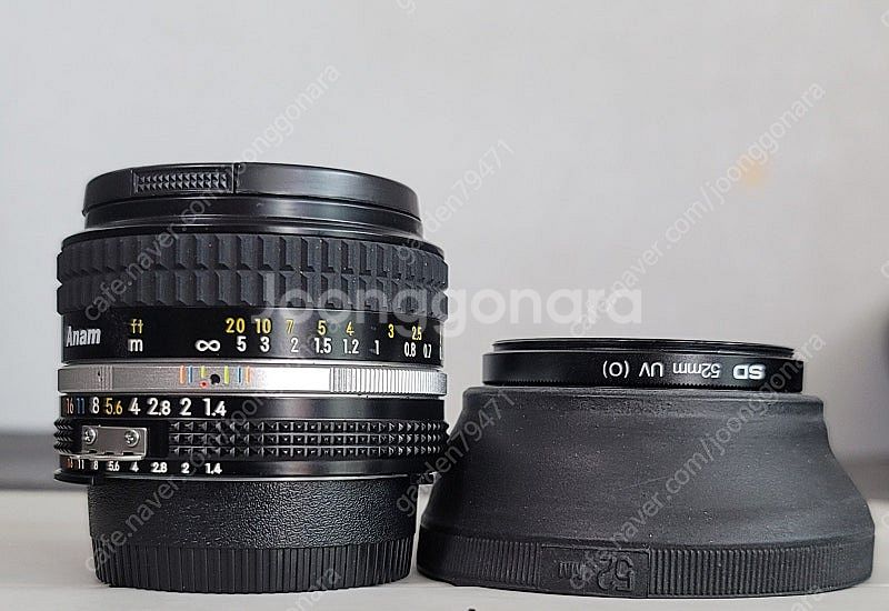 니콘 ai-s 50mm f1.4 렌즈 A급--0