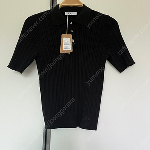 A.P.C 골프 폴로 니트 S 블랙 아페쎄골프 산드로 마쥬 타임 마인 랑방 더캐