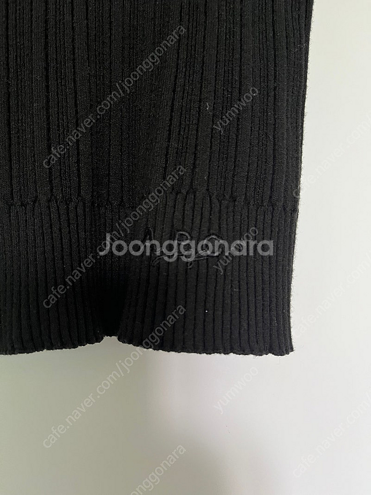 A.P.C 골프 폴로 니트 S 블랙 아페쎄골프 산드로 마쥬 타임 마인 랑방 더캐--1