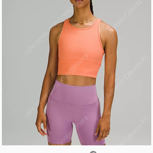 룰루레몬 양면 골지탱크탑 [중고] Power Pivot Ribbed Tank 사이즈4