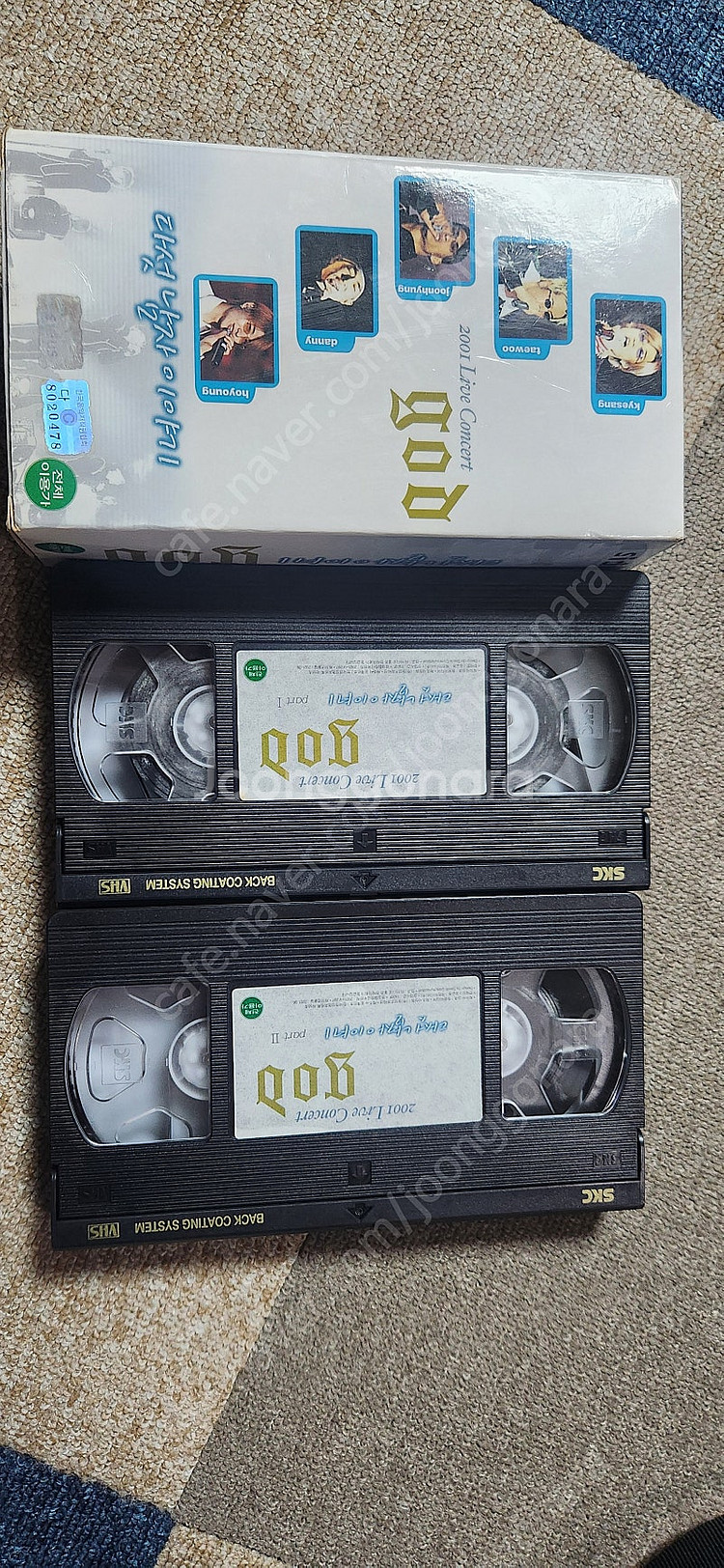 god 2001년 라이브콘서트 VCD 테이프--2