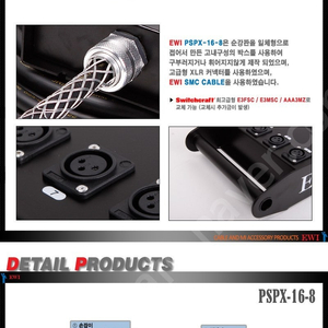 EWI PSPX 16인풋 8아웃 멀티박스 케이블 45m