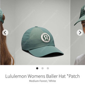 룰루레몬 패치로고 볼캡 [중고] Womens Baller Hat Patch