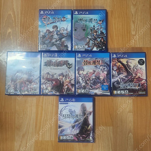 ps4 영,벽의궤적,섬의궤적1~4,시작의궤적 일괄팝니다