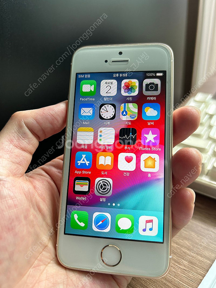 아이폰 SE(1세대) 32GB, 골드, IOS 12.3...--4