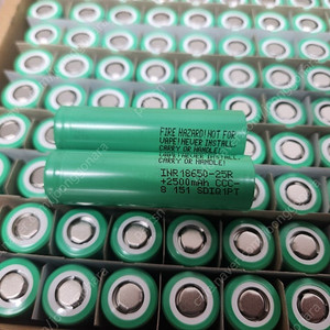 INR 18650 - 25R 미사용 신품 고방전 배터리