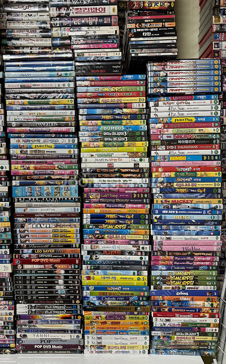 dvd 한국 일본 홍콩 외화 애니메이션 음악등 다수--1
