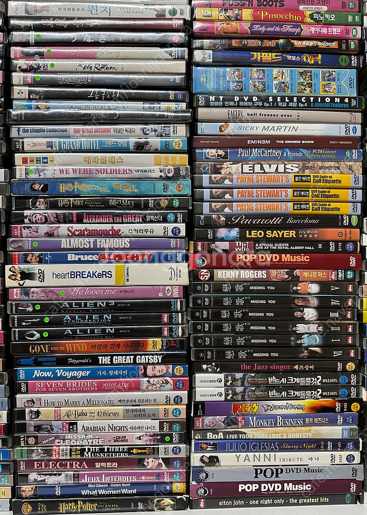 dvd 한국 일본 홍콩 외화 애니메이션 음악등 다수--4