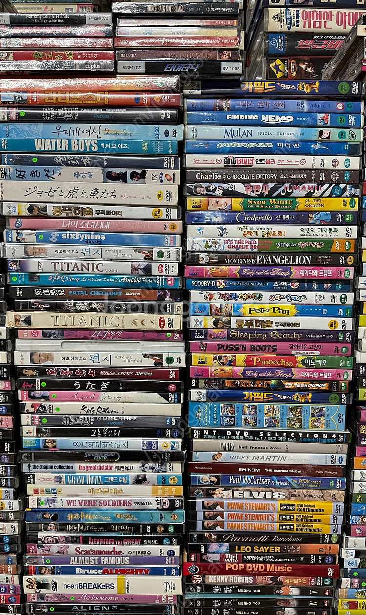 dvd 한국 일본 홍콩 외화 애니메이션 음악등 다수--5