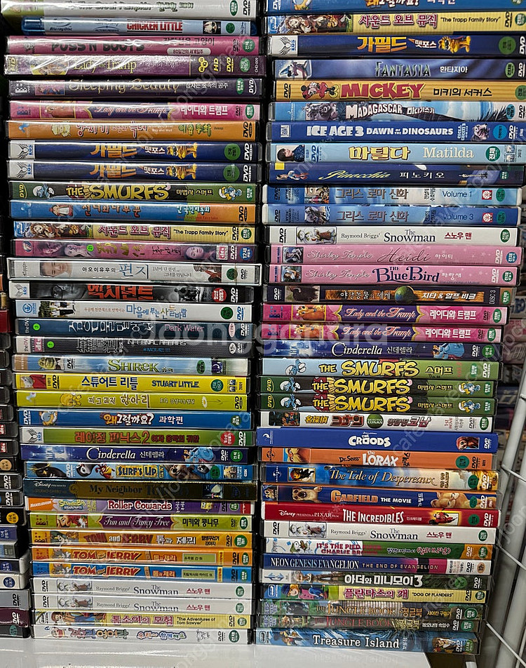 dvd 한국 일본 홍콩 외화 애니메이션 음악등 다수--6