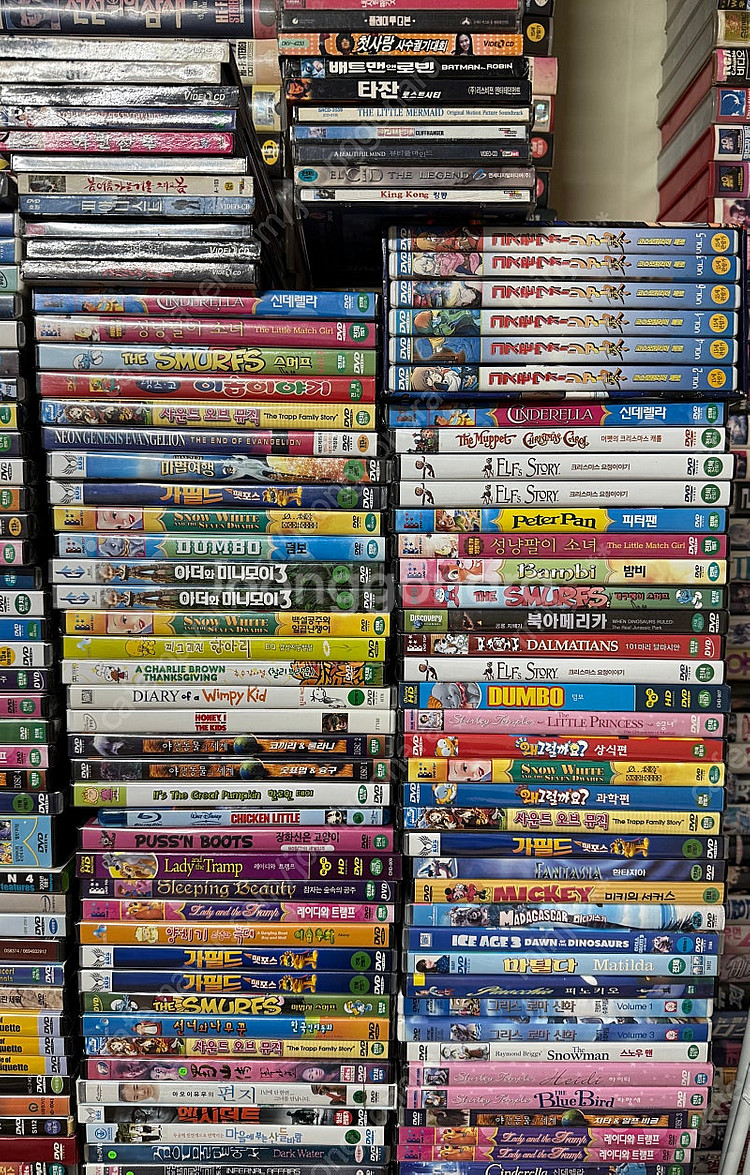 dvd 한국 일본 홍콩 외화 애니메이션 음악등 다수--7
