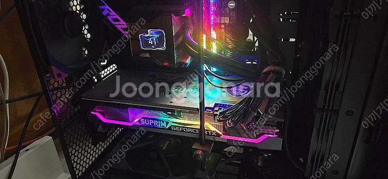 Msi 3080ti 슈프림 판매합니다. 박스x--0