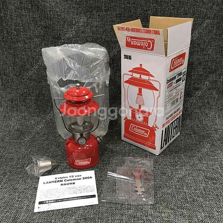 콜맨 200A 한정판 1/2 미니어쳐 랜턴(LED랜턴 + 연료 깔때기 + 부품)_vinst--1