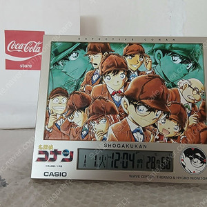 명탐정 에도가와 코난 카시오 아트프레임 DA-C200SG 전자 탁상 시계 CASIO 일본판 극희소 제품