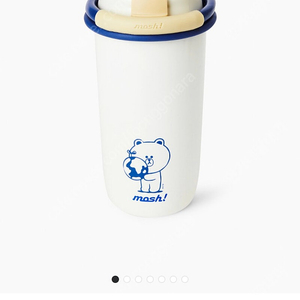 라인프렌즈 브라운 모슈 스트로우 텀블러 (480ml) 새상품