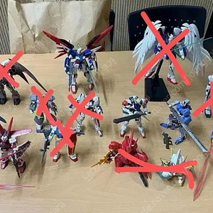 건담 조립품, 부품용, 각 등급 판매