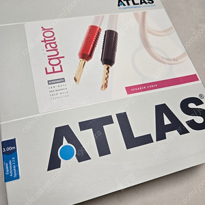 아틀라스케이블 Atlas Equator 스피커 케이블 3m
