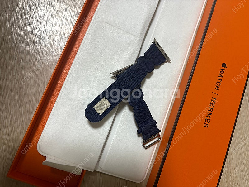 애플워치10 에르메스 토사드 네이비 스트랩 46mm--1