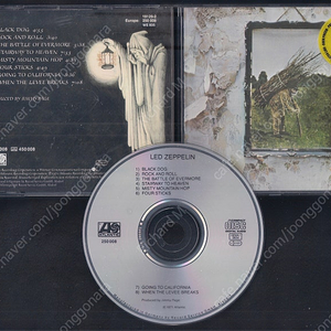 (광복절 기념 특별 할인!) [희귀] Led Zeppelin IV 영국 / Europe 발매 초판 CD 레드 제플린 4집 Zoso Untitled Stairway to Heaven