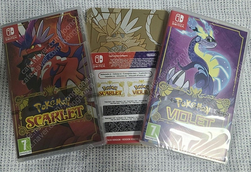 포켓몬스터 스칼렛 & 바이올렛 듀얼팩 스틸북 에디션 이미지