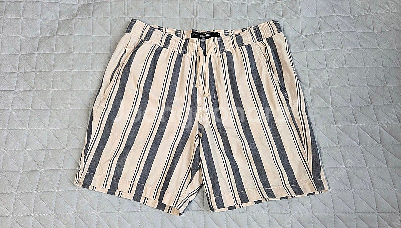 홀리스터 리넨 블렌드 반바지--0