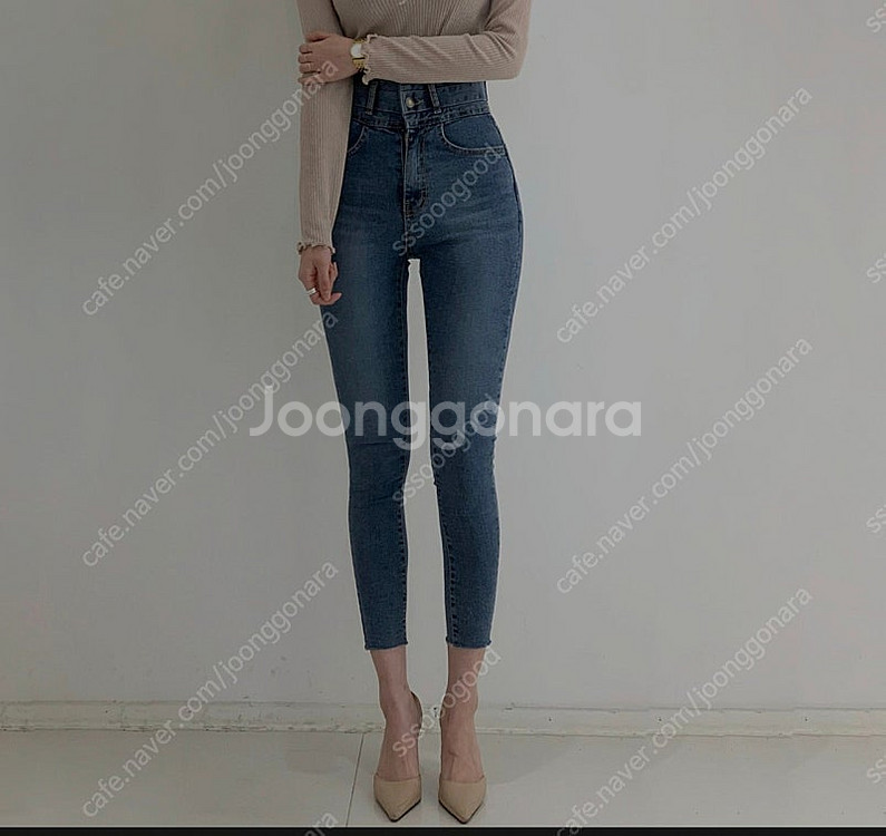 슬림핏 데님팬츠 28(M) 예쁜 라인 & 고급 워싱컬러--1