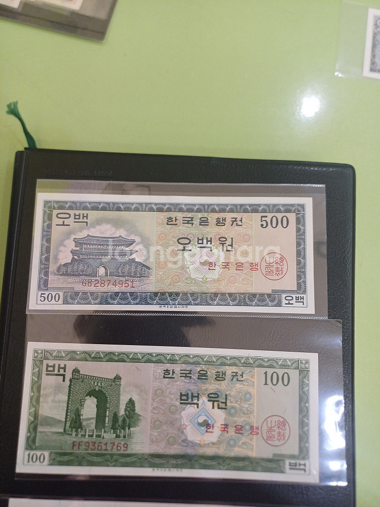 [분양/ 지폐] 영제6종 사용제세트,미사용제세트.경회루...--1