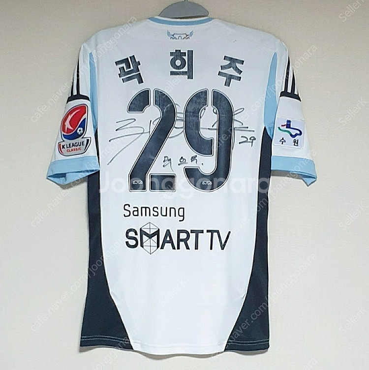 수원 삼성 블루윙즈 2013 원정 반팔 어센틱--1