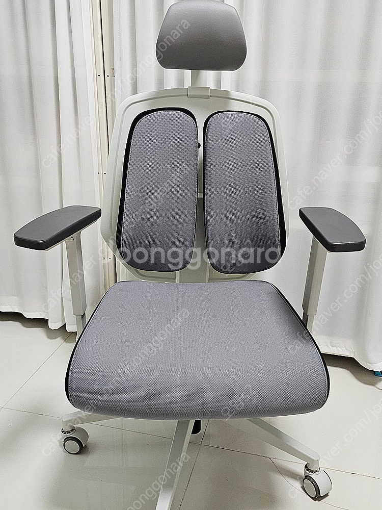 듀오백 Alpha-HBDA-SW 사무용 의자 그레이--0