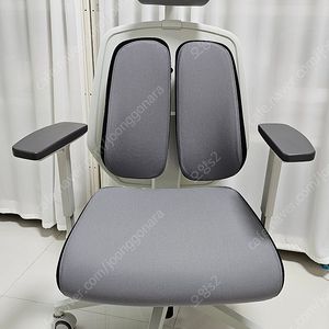 듀오백 Alpha-HBDA-SW 사무용 의자 그레이