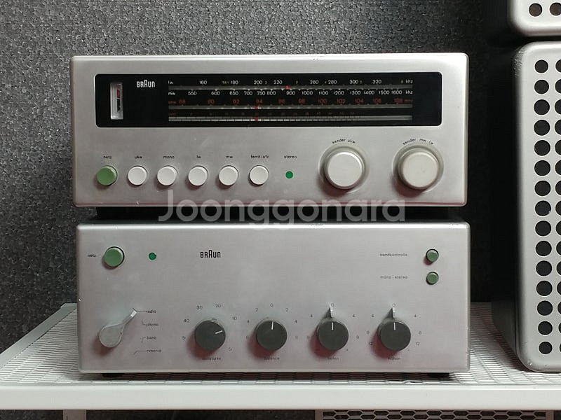 브라운 디터람스 braun 앰프. 튜너--1
