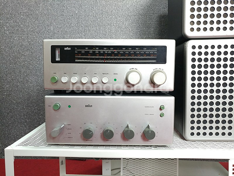 브라운 디터람스 braun 앰프. 튜너--2