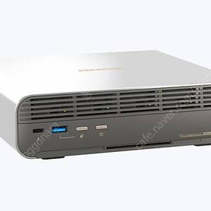 [38.4TB NVMe SSD NAS/DAS] 10Gbps 고성능 나스 겸 20Gbps 썬더볼트 외장하드 (QNAP TBS-h574TX)