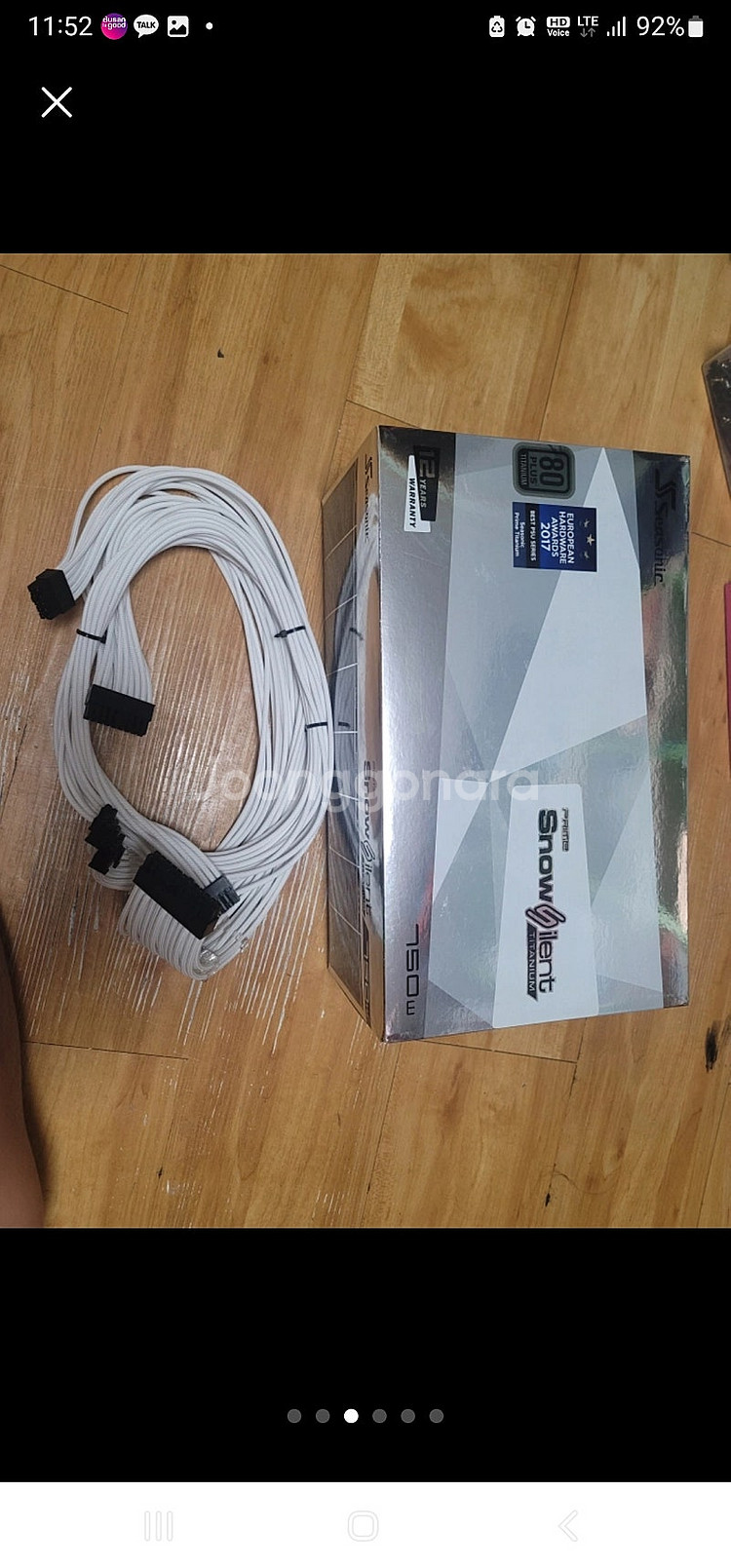 Seasonic 시소닉 750W 티타늄 파워 snow--0