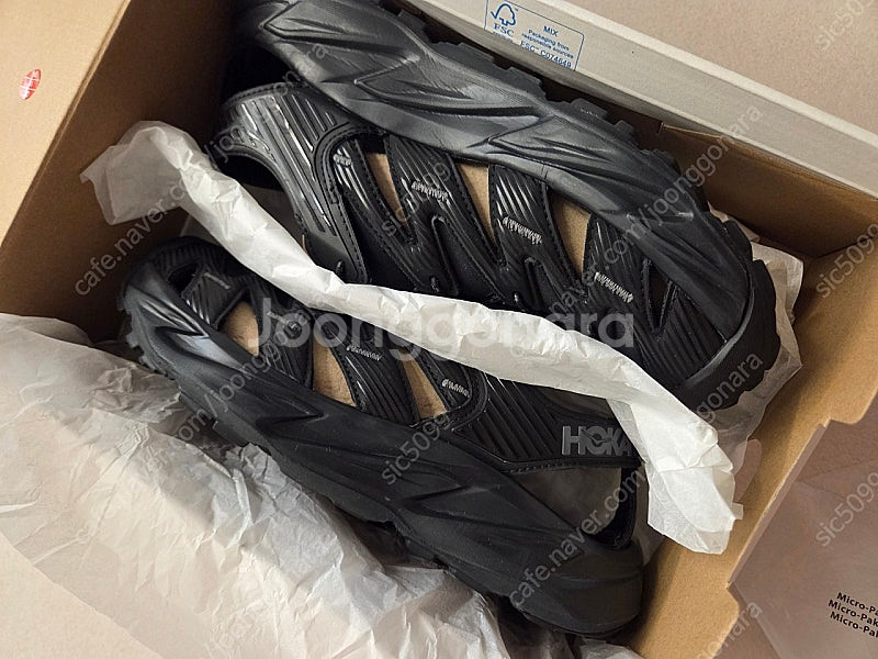 호카 호파라 블랙 HOKA 270 사이즈 상태 A급--8