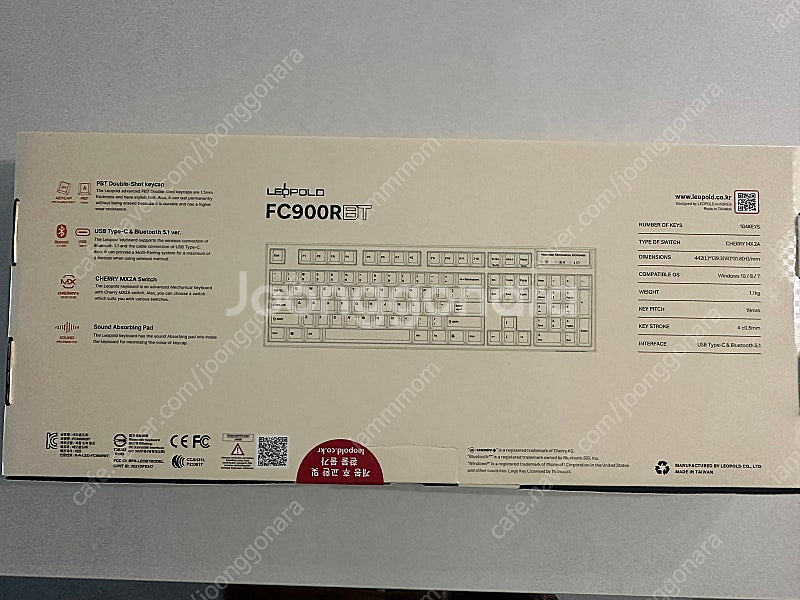 새제품 레오폴드 FC900RBT MX2A 코랄 블루 한...--1