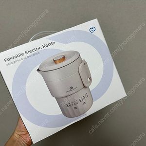 크리스탈 클라우드 스테인레스 접이식 커피포트/여행용 멀티포트