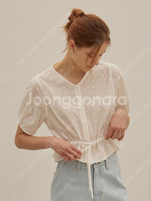 망고매니플리즈 소피블라우스--0