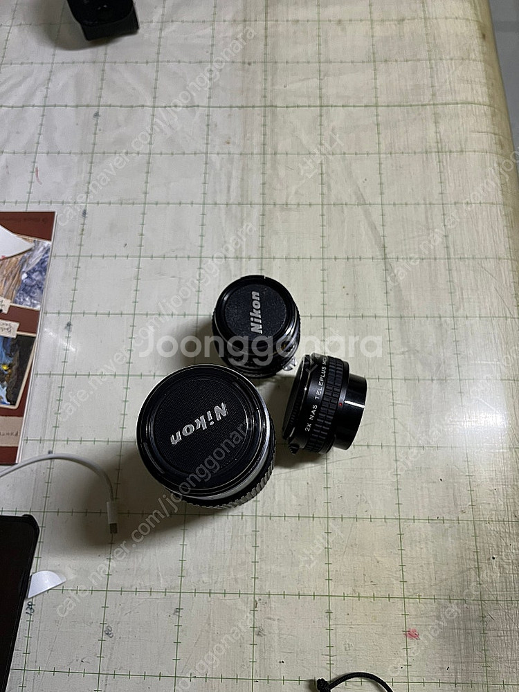 니콘 F301 카메라 렌즈 일괄팝니다--1
