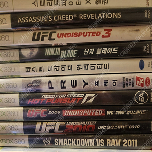 XBOX360 게임 타이틀 팝니다 (시리즈 X , 엑원,S,X 호환 게임, 키넥트 전용등)