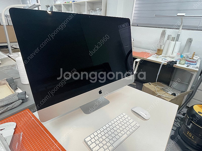 애플 아이맥 27인치 MRR12KH/A (사용감 거의 ...--0
