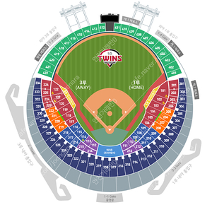 8/19(화) 잠실 LG VS 롯데 3루 오렌지 응원석 양도 합니다(안전거래가능)