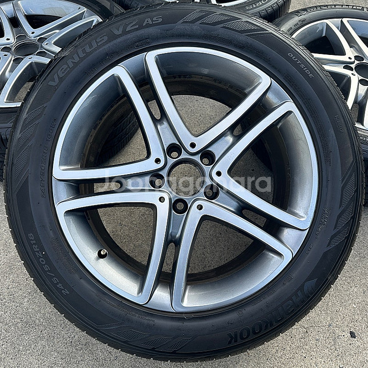 벤츠 18인치 S클래스 S400 휠타이어 세트 팔아요 245 50 18--1