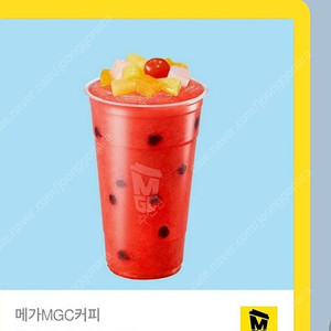 메가커피 꿀수박화채스무디