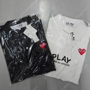 새제품 꼼데가르송 PK 반팔 와펜로고 남녀공용 티셔츠