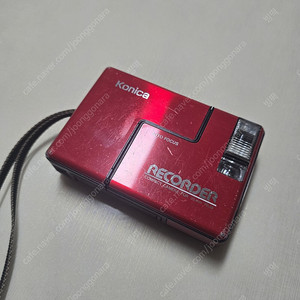코니카 레코더 레드 하프 필름카메라
