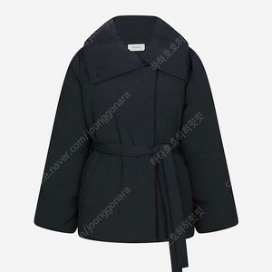 메비 시티 하프 패딩 블루뉘