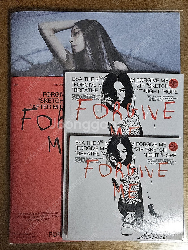 보아 Forgive Me 앨범 3종 세트 개봉--0