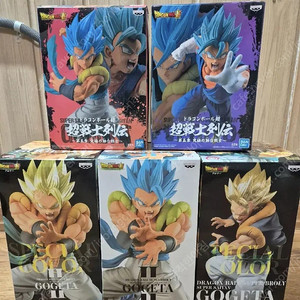 반프레스토 드래곤볼 피규어 오지터 5종 gogeta